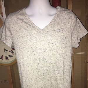 Grey old navel women’s short sleeve shirt size L